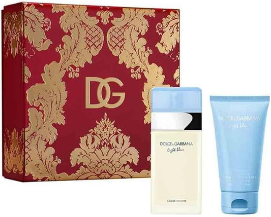 Dolce & Gabbana EDT ljusblå parfymset för kvinnor 2 st