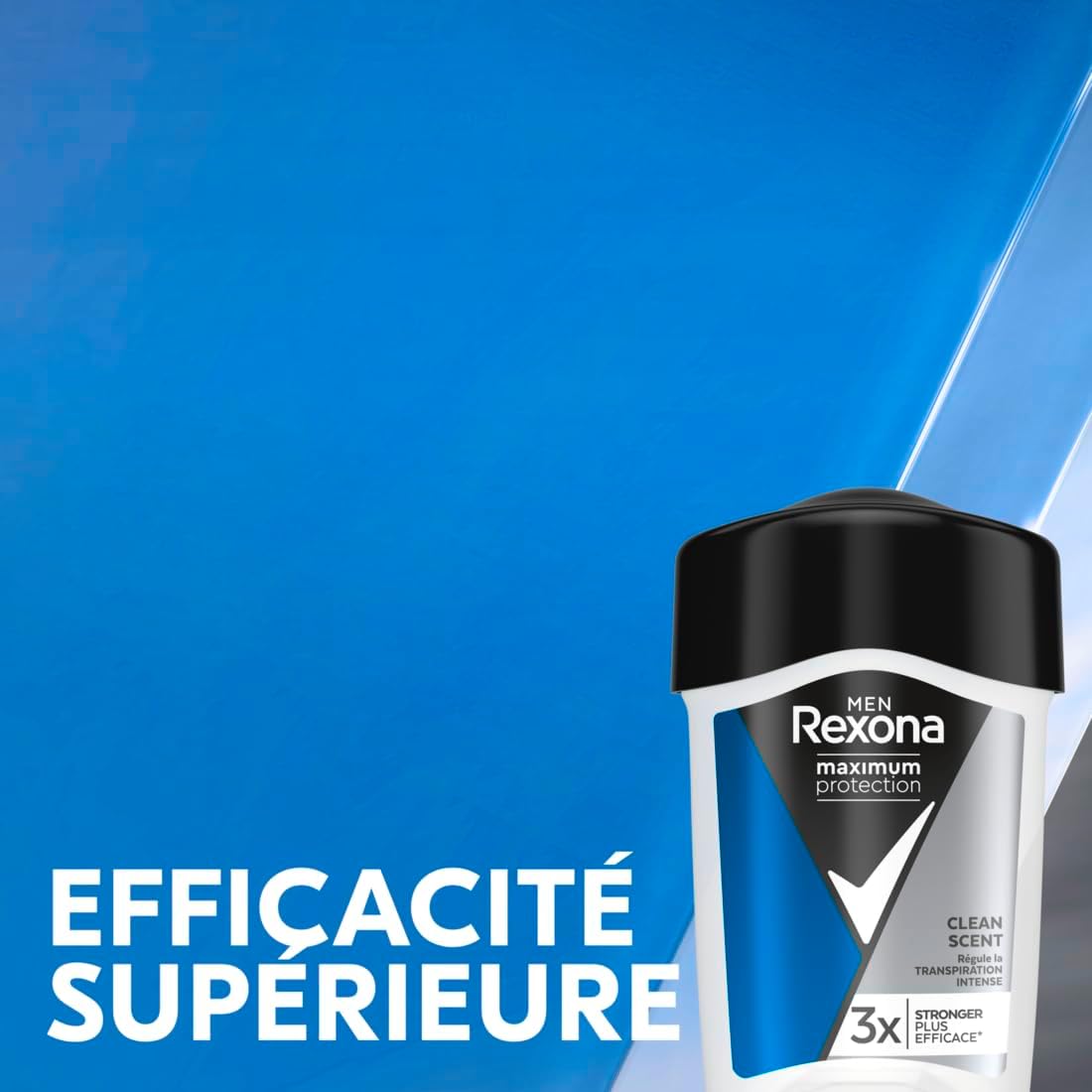 Rexona Maximum Protection Antiperspirant Deo Stick för effektivt skydd mot kraftig svettning Confidence skyddar mot svett och dålig lukt i 96h 45 ml