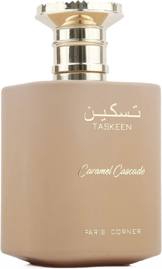 Taskeen Caramel Cascade Eau de Parfum 100 ml Unisex - Paris Corner - Gourmand Caramel Lait Miel-parfym, original från Dubai, långvarig