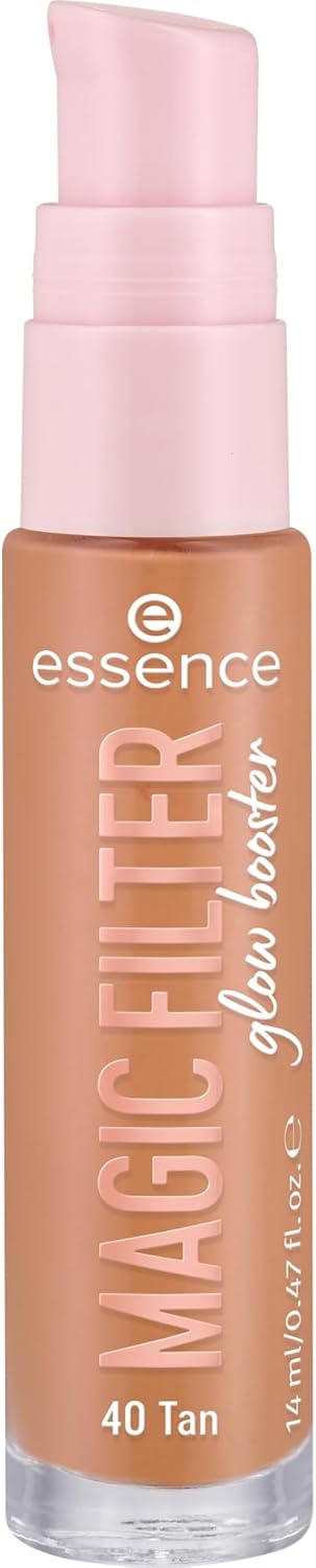 essence MAGIC FILTER glow booster, bas, nr 10, naken, närande, färgningseffekt, mjukgörande, naturlig, strålande, vegansk, utan parfym, utan alkohol, utan parabener, 1-pack (14 ml)