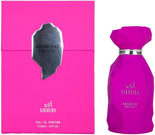 Arabiyat Prestige Uhud Eau de Parfum, unisex doft för kvinnor och män, 100 ml,