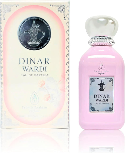 Dinar Wardi 100 ml damparfym – doft baserad på vanilj och jasmin – lyxig arabisk doft – långvarig