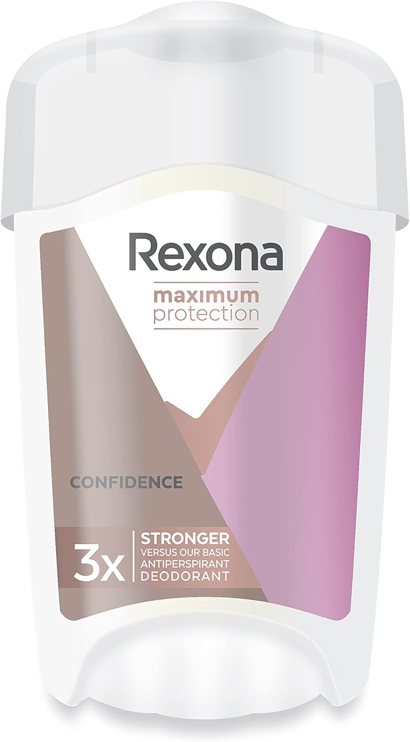 Rexona Maximum Protection Antiperspirant Deo Stick för effektivt skydd mot kraftig svettning Confidence skyddar mot svett och dålig lukt i 96h 45 ml