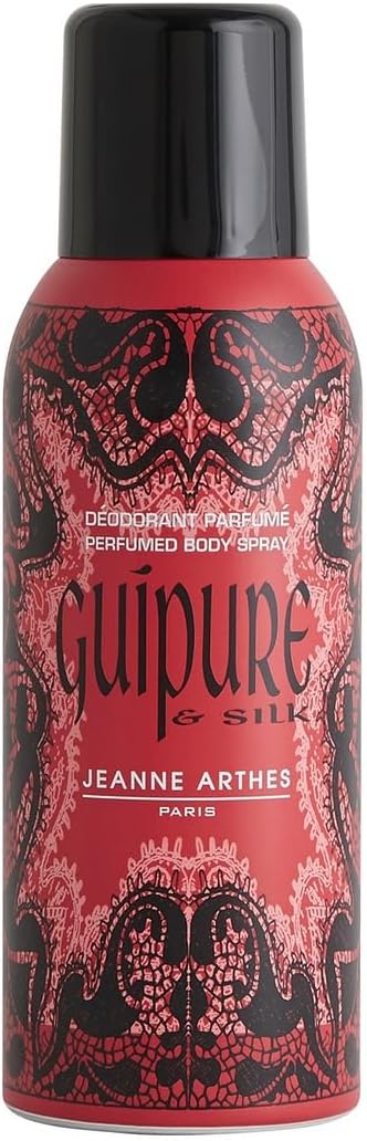 JEANNE ARTHES Guipure & silk deodorant dam - parfym spray - vanilj kokosnöt doft - 150 ml