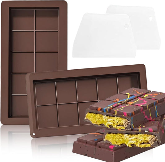 2 Stycken Silikonform Dubai Choklad