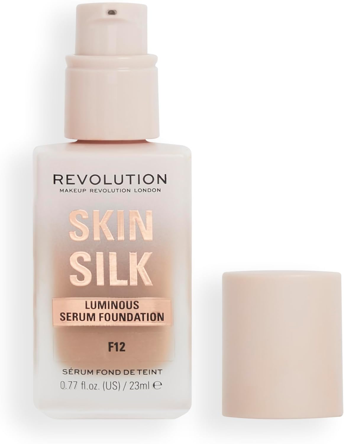Makeup Revolution, Skin Silk Serum Foundation, lätt till medium täckning 23 ml