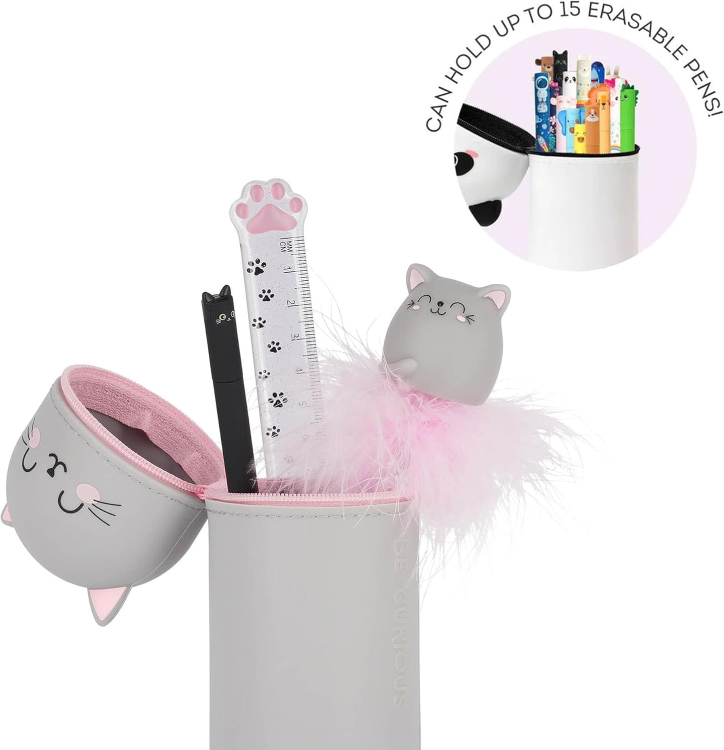 2 in 1 l Soft Silicone Pen Holder