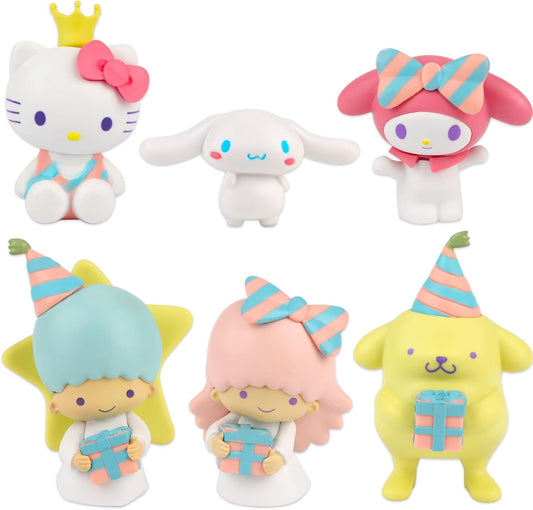 San-rio 6 Pieces Cake Decoration