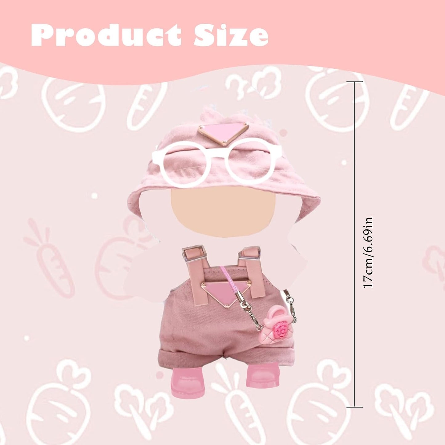 5 pieces 17cm clothes