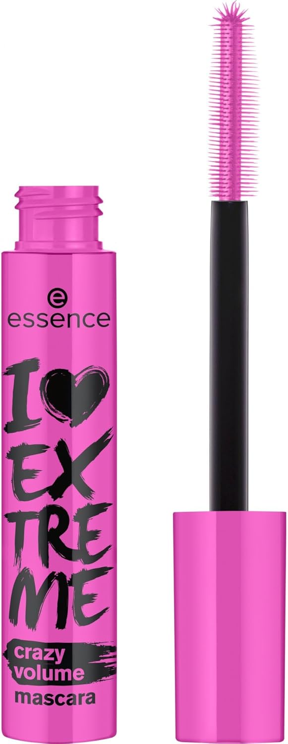 essence cosmetics I love extreme Mascara, Svart, 12 ml