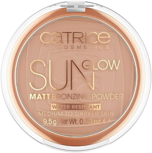 Sun Glow Matt Bronzing Powder, vegansk, nanopartiklar fri (9,5 g)