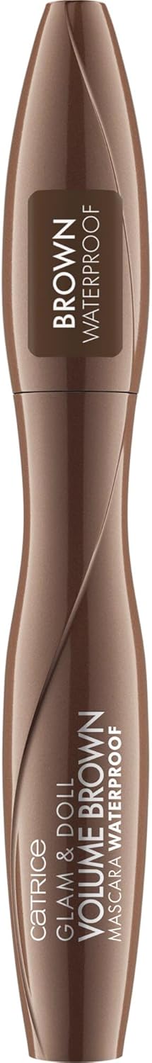 Catrice Cosmetics Glam & Doll Volume Brown Mascara Waterproof, Volumizing 10 ml