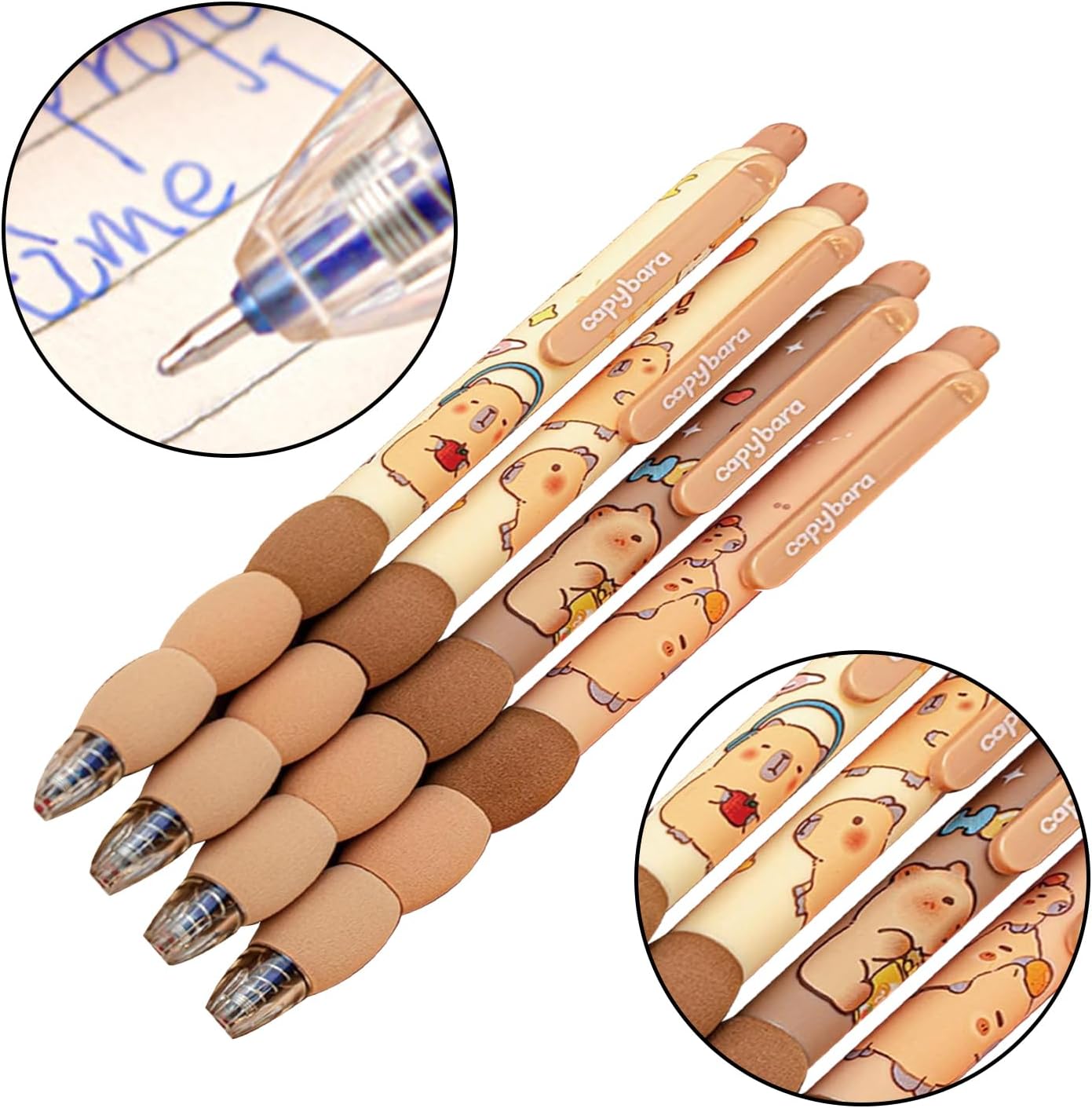 Capybara Pens Set, 4st