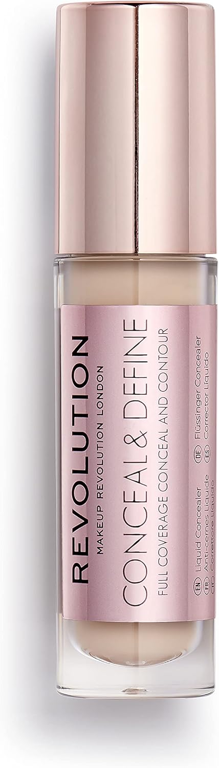 Revolution Beauty London Conceal & Define Concealer, C1, 4 ml