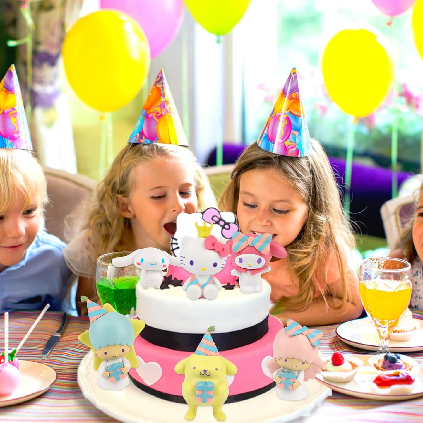 San-rio 6 Pieces Cake Decoration