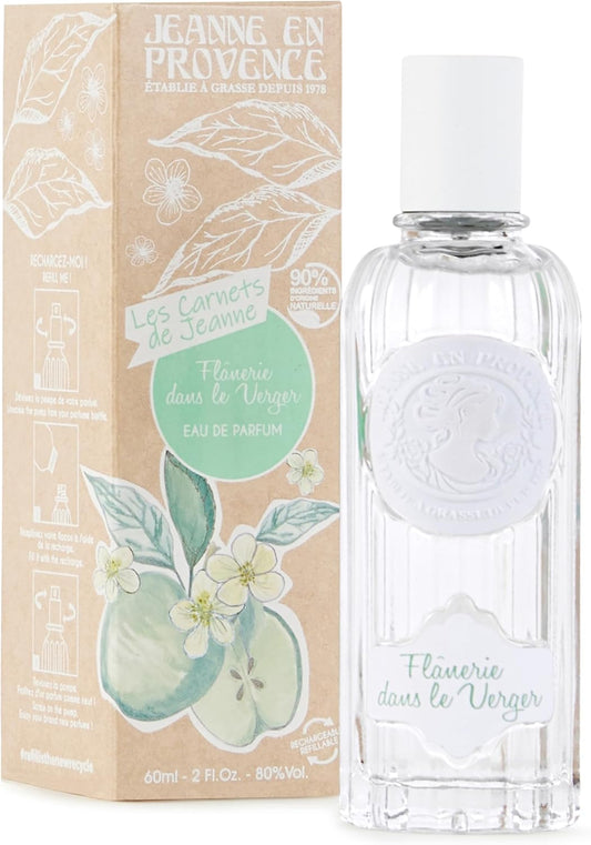 JEANNE EN PROVENCE - Les Carnets De Jeanne - Eau De Parfum dam - halka i fruktträdgården - 90% ingredienser av naturligt ursprung - inga färgämnen - tillverkad i Frankrike - flaska 60 ml