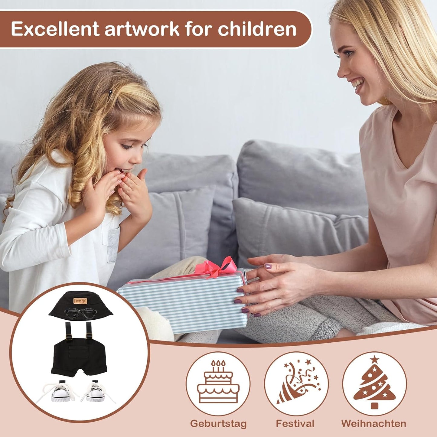 Doll clothes for 15/17cm Large Dolls, Blind Boxes,