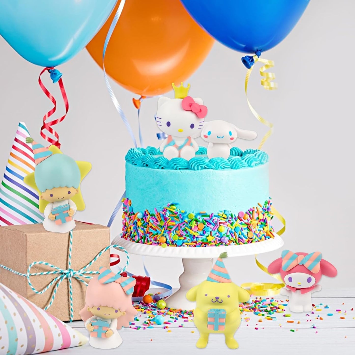 San-rio 6 Pieces Cake Decoration