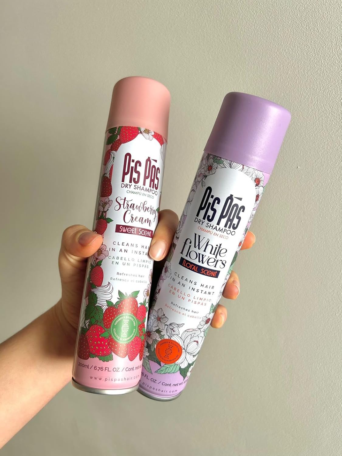 Dry Strawberry Cream-schampo med doft av jordgubbskräm, fräschar upp och eliminerar talg – perfekt för alla hårtyper