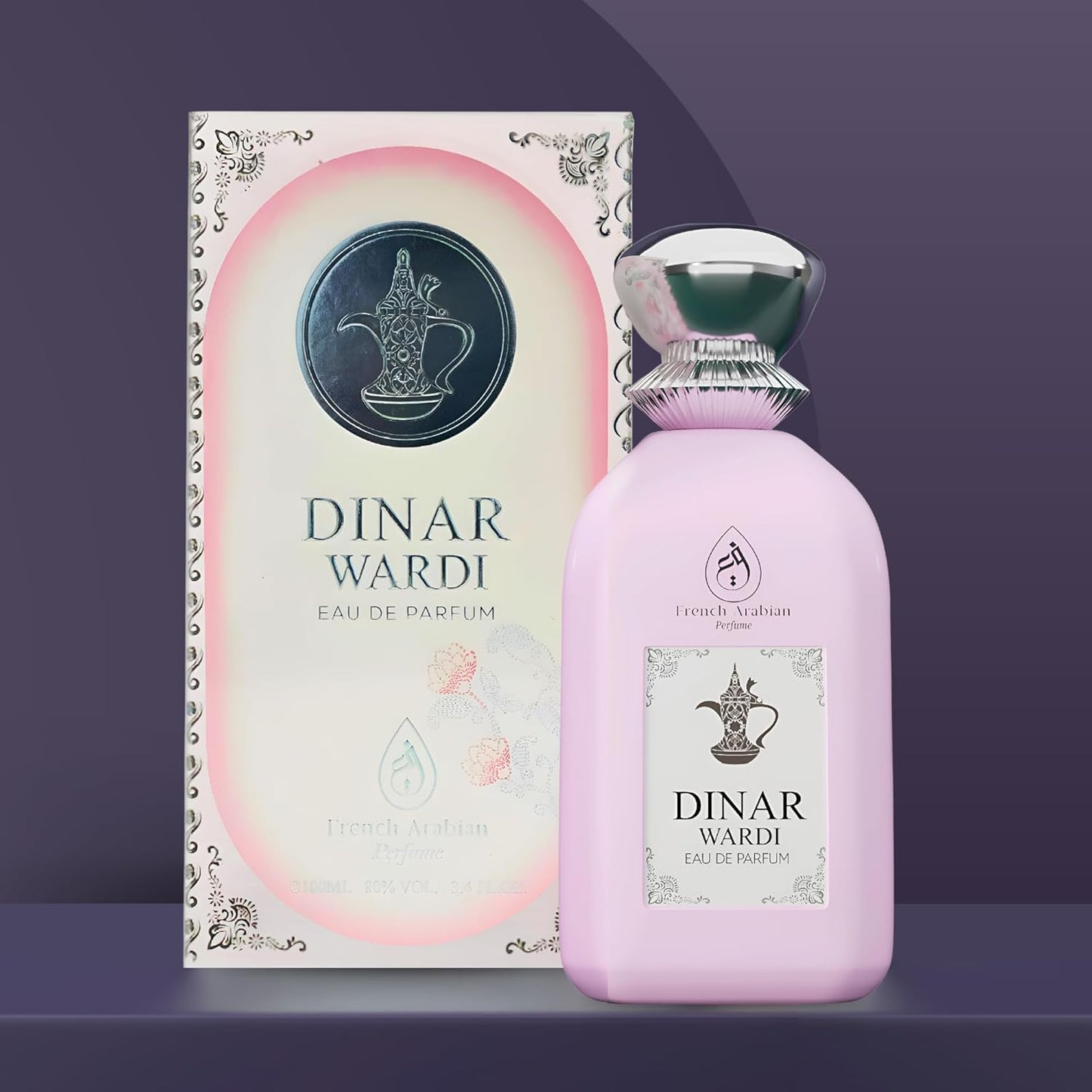 Dinar Wardi 100 ml damparfym – doft baserad på vanilj och jasmin – lyxig arabisk doft – långvarig