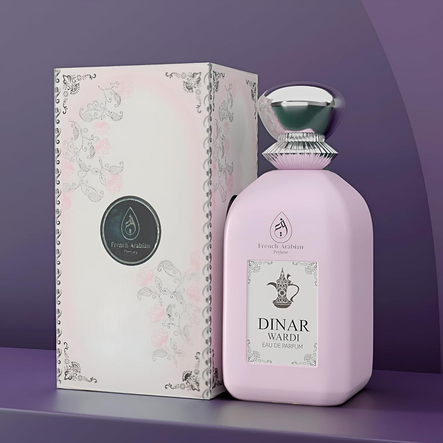 Dinar Wardi 100 ml damparfym – doft baserad på vanilj och jasmin – lyxig arabisk doft – långvarig
