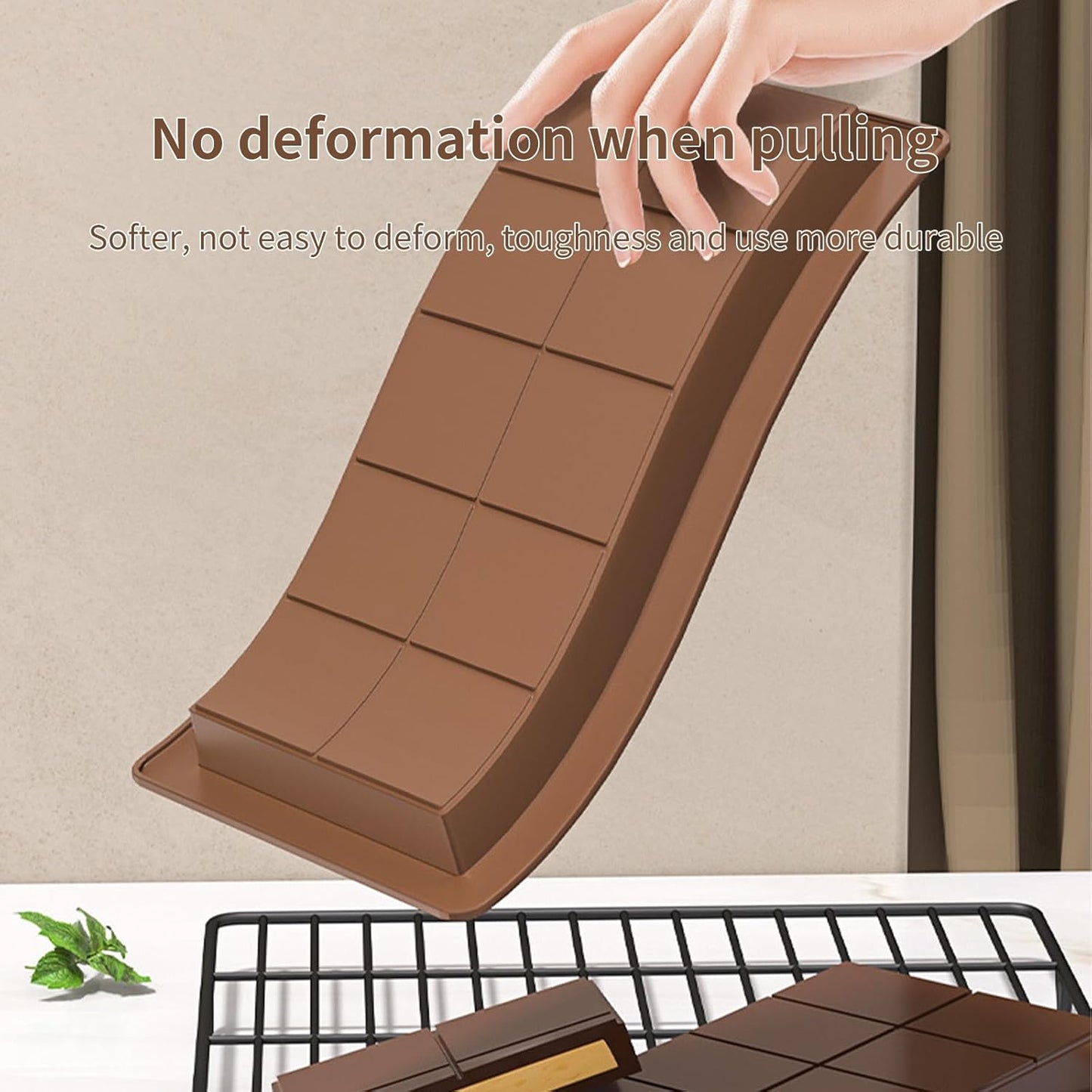 2 Stycken Silikonform Dubai Choklad