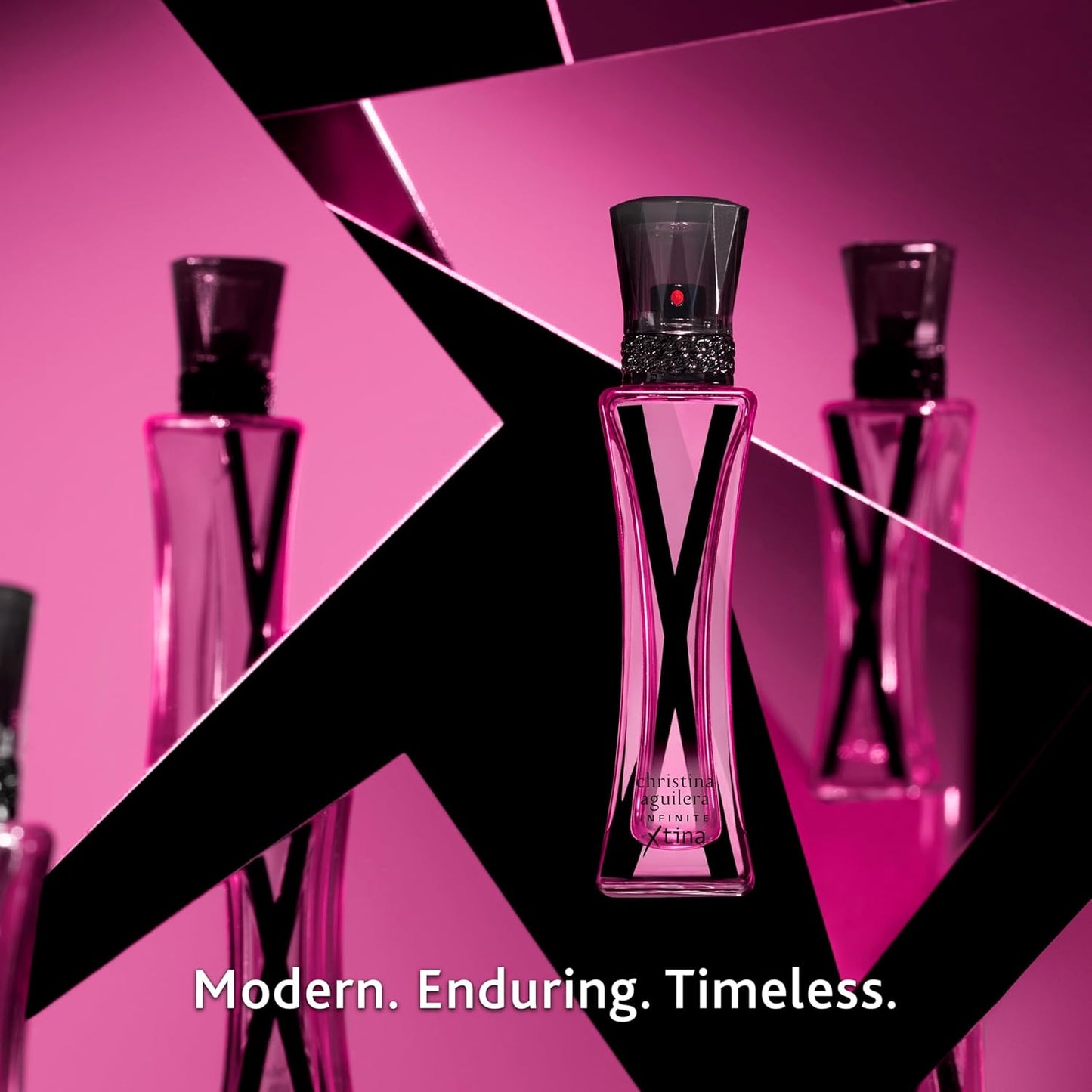 Aguilera - Infinite Xtina, Eau de Parfum, Spraydoft, blommig fruktbärnsten med noter av rosa guava, rosa jasmin och modern bärnsten, parfym för kvinnor, 30 ml