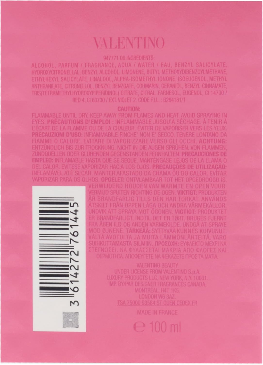 Valentino Born in Roma Eau de Parfum för Kvinnor, 100 ml