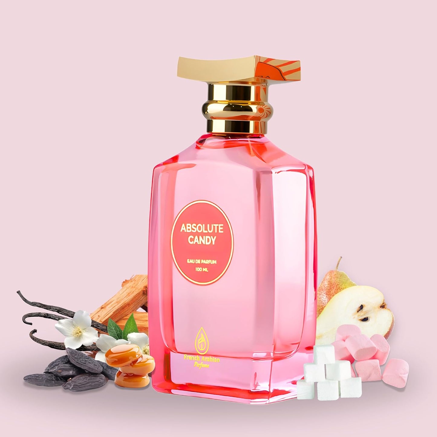 POPULÄRAST!Absolute Candy Eau de Parfum för kvinnor, doft med noter av Sweet Caramel Yum Marshmallow vanilj Candy Sugar 100 ml