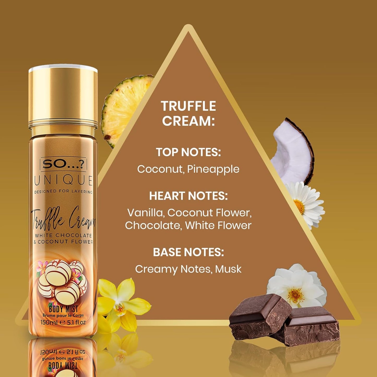Truffle Cream Body Mist Fragrance  150 ml