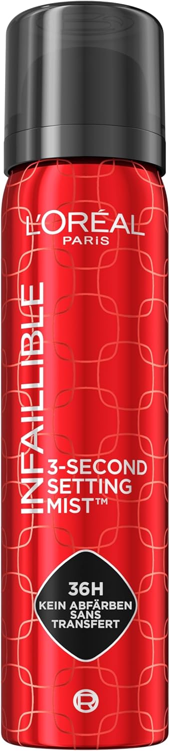 L'OREAL PARIS Foolproof Makeup Fixer Spray, 75 ml