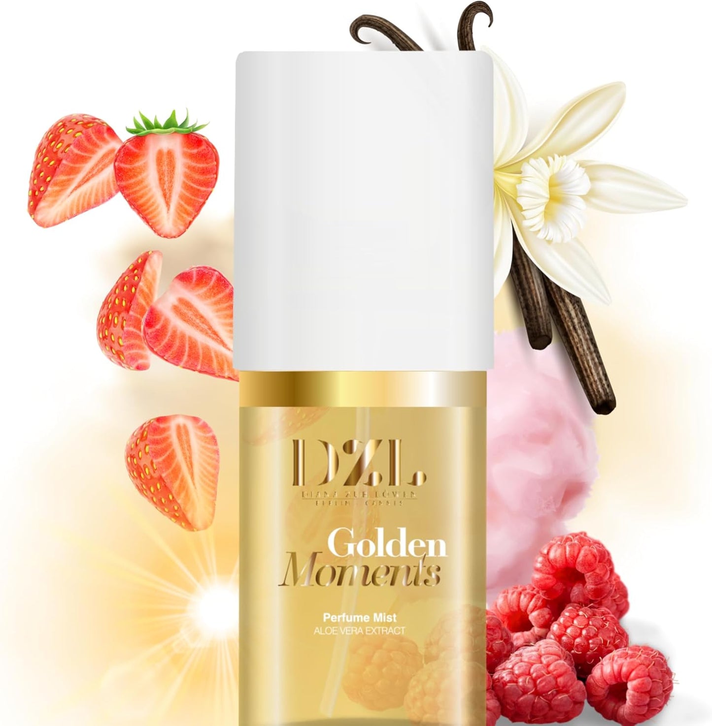 Mist Golden Moments infusion - 85 ml sockervadd,hallon,jordgubb,vanilj