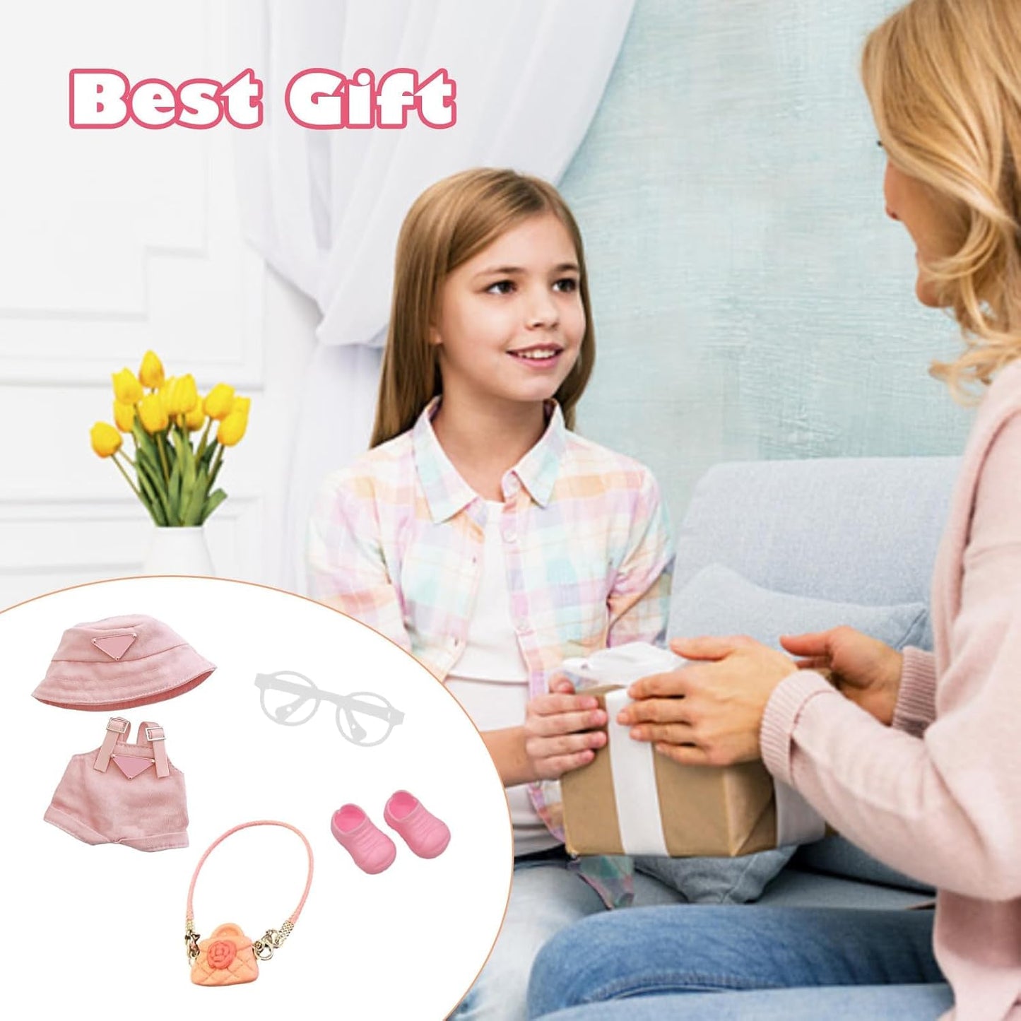 5 pieces 17cm clothes