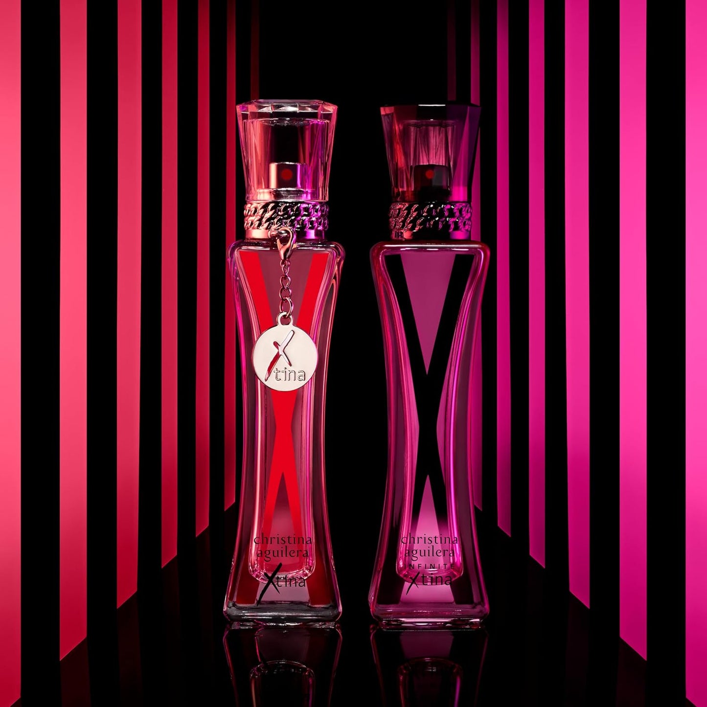 Aguilera - Infinite Xtina, Eau de Parfum, Spraydoft, blommig fruktbärnsten med noter av rosa guava, rosa jasmin och modern bärnsten, parfym för kvinnor, 30 ml
