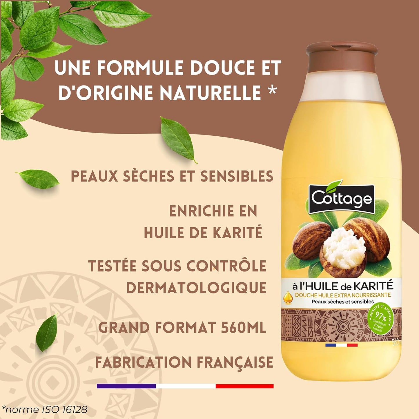 Cottage Duscholja extra närande shea 560 ml
