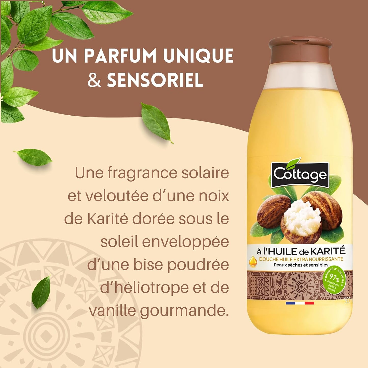 Cottage Duscholja extra närande shea 560 ml