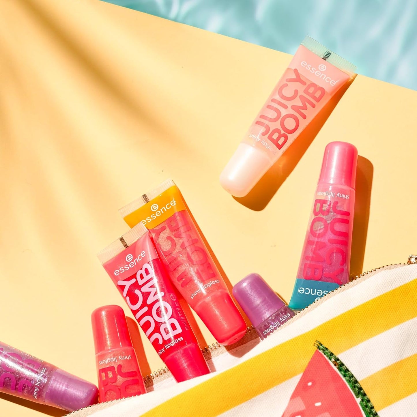 Juicy Bomb Shiny Lipgloss, Glansigt, Fräscht, Glittrigt, 10 ml