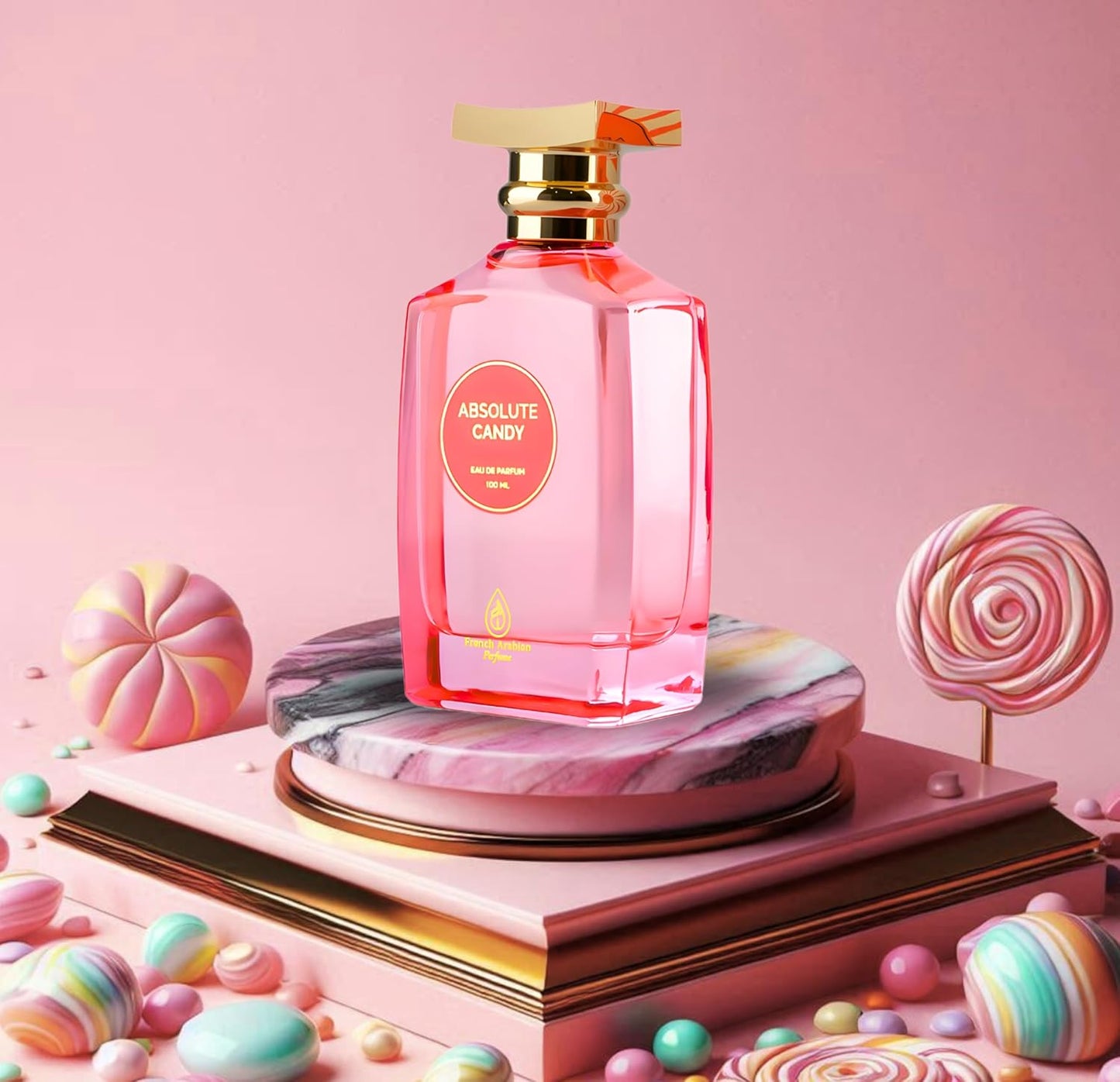 POPULÄRAST!Absolute Candy Eau de Parfum för kvinnor, doft med noter av Sweet Caramel Yum Marshmallow vanilj Candy Sugar 100 ml