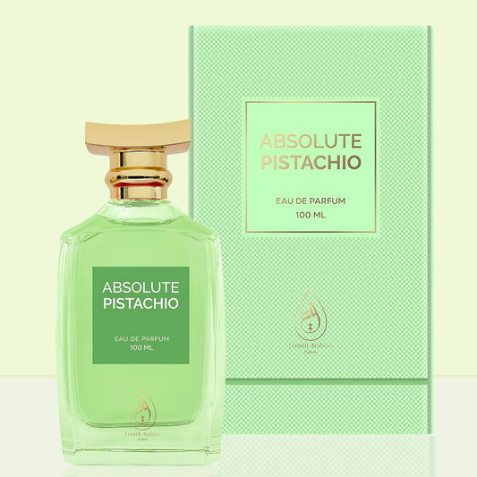Absolute Pistachio Eau de Parfum 100 ml – parfym för kvinnor och män – Gourmand parfym Yum Pistachio Gelato, jasmin, bergamott, krämig hasselnöt